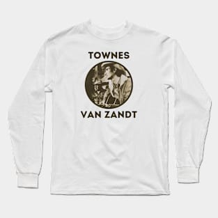 townes van zandt || midle cokelat Long Sleeve T-Shirt